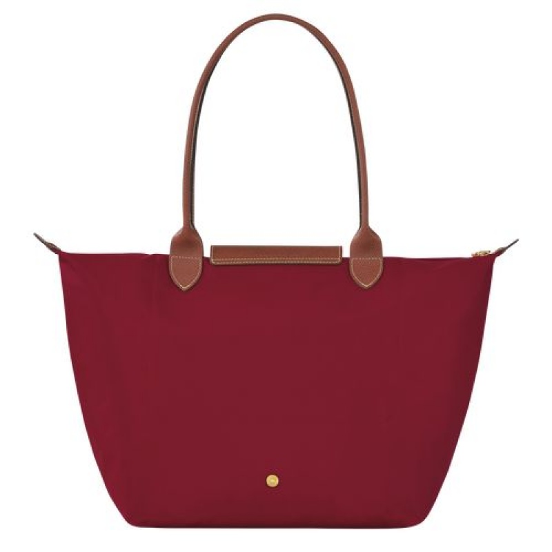 Longchamp Le Pliage Original Shoulder bag L Red | DRQXPLO-09