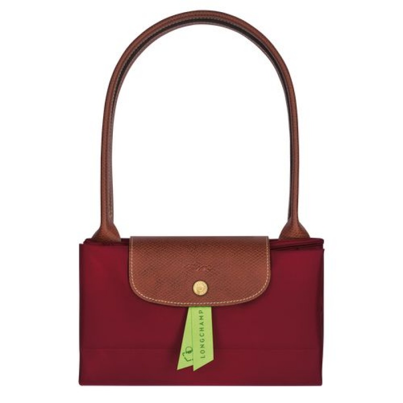 Longchamp Le Pliage Original Shoulder bag L Red | DRQXPLO-09