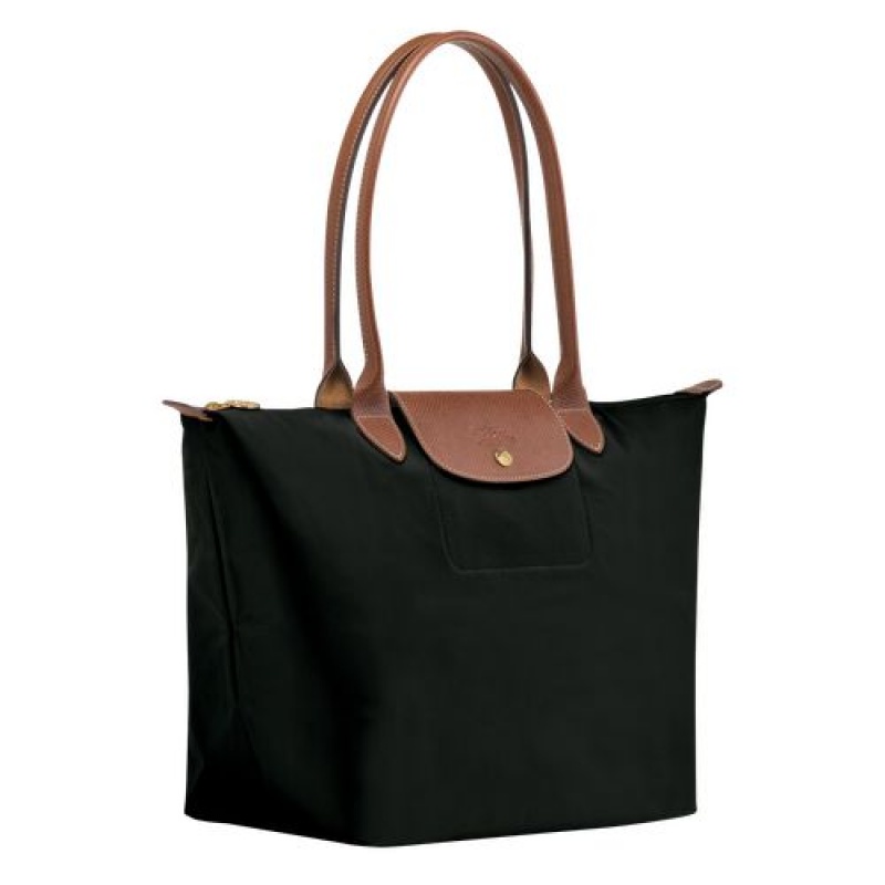 Longchamp Le Pliage Original Shoulder bag L Black | FJDPUNO-28