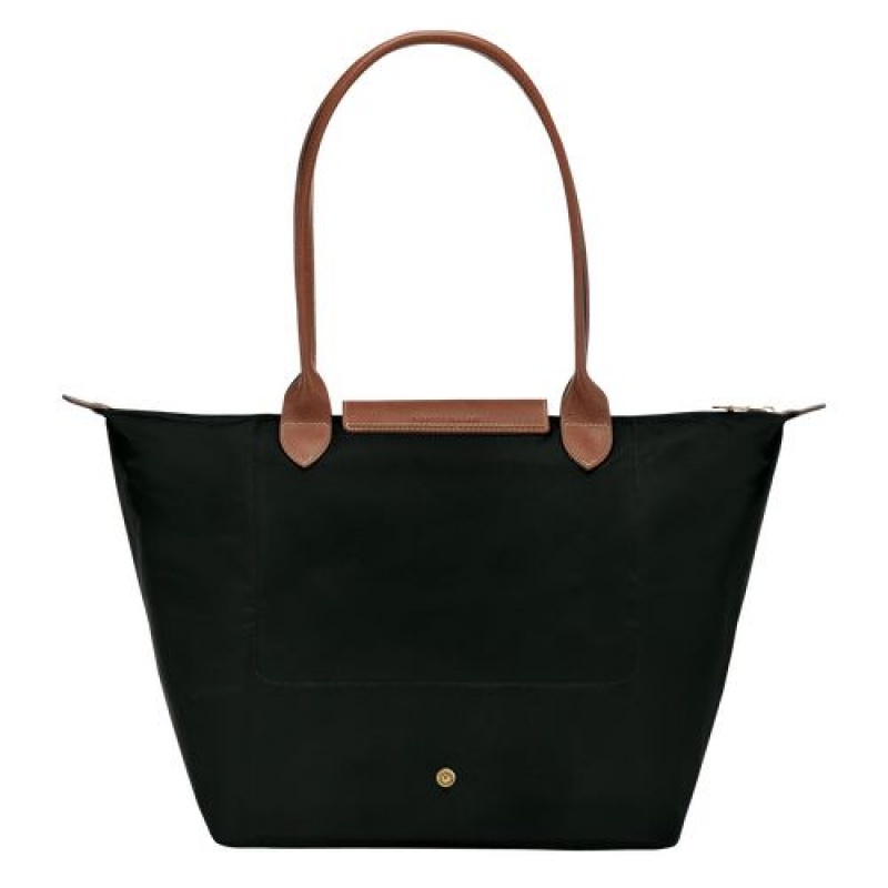 Longchamp Le Pliage Original Shoulder bag L Black | FJDPUNO-28