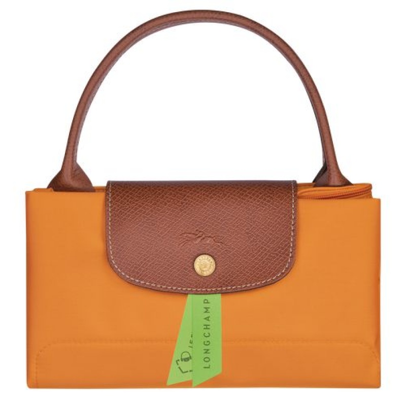 Longchamp Le Pliage Original Top handle bag M Saffron | RPMSYBE-48