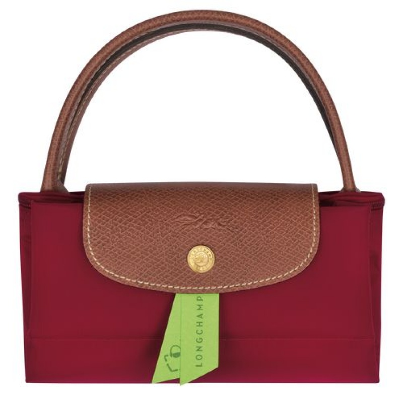 Longchamp Le Pliage Original Top handle bag S Red | ADPCBKR-43