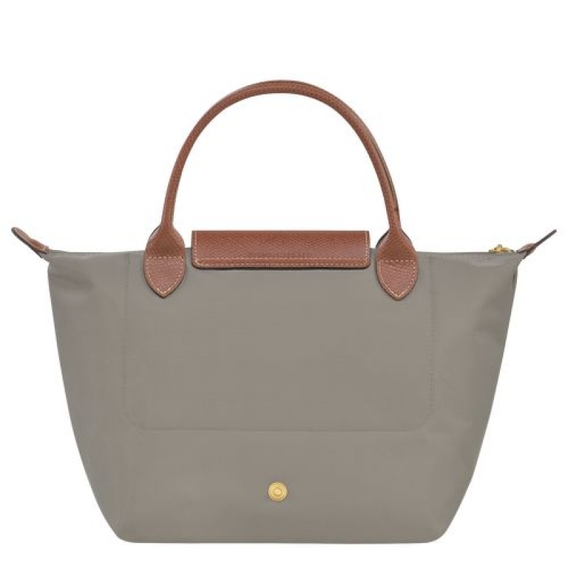 Longchamp Le Pliage Original Top handle bag S Turtledove | UJCIRNL-60