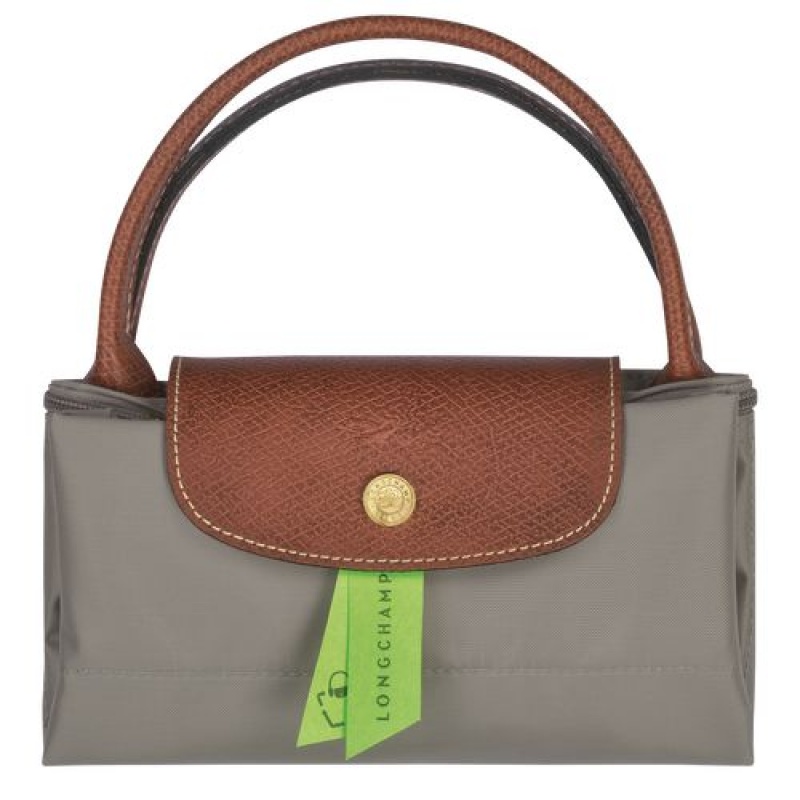 Longchamp Le Pliage Original Top handle bag S Turtledove | UJCIRNL-60