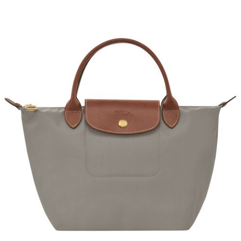 Longchamp Le Pliage Original Top handle bag S Turtledove | UJCIRNL-60