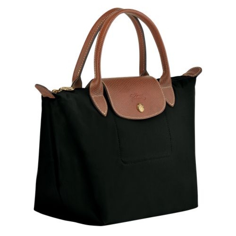 Longchamp Le Pliage Original Top handle bag S Black | XLYHMNO-23