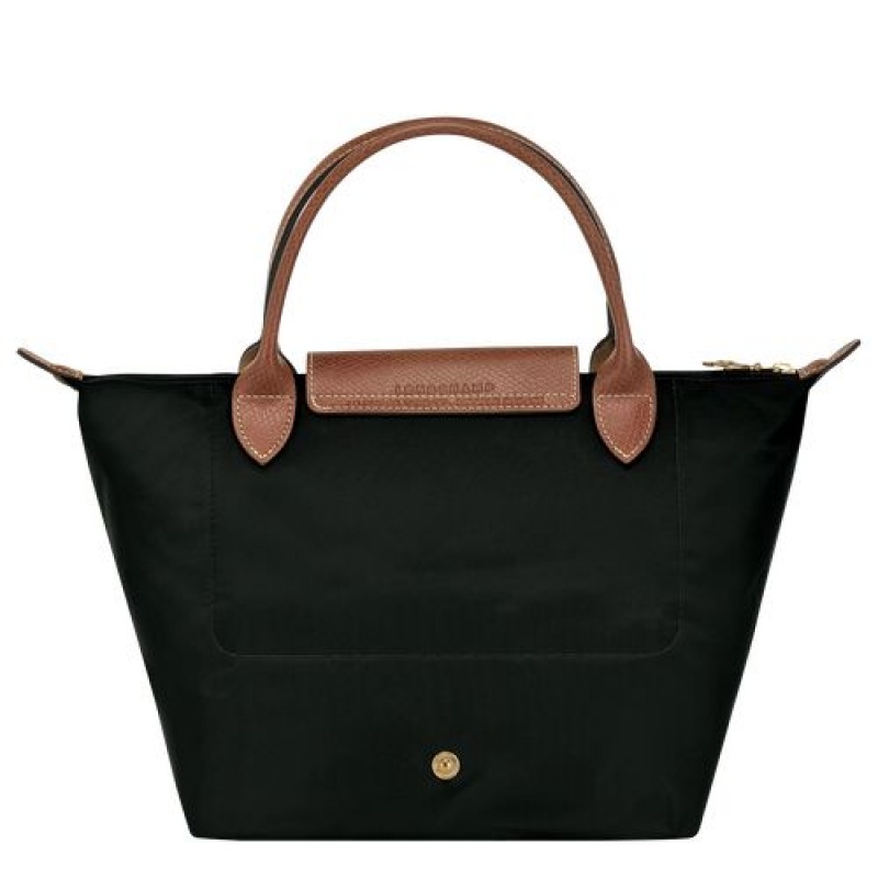 Longchamp Le Pliage Original Top handle bag S Black | XLYHMNO-23