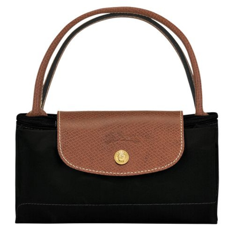 Longchamp Le Pliage Original Top handle bag S Black | XLYHMNO-23