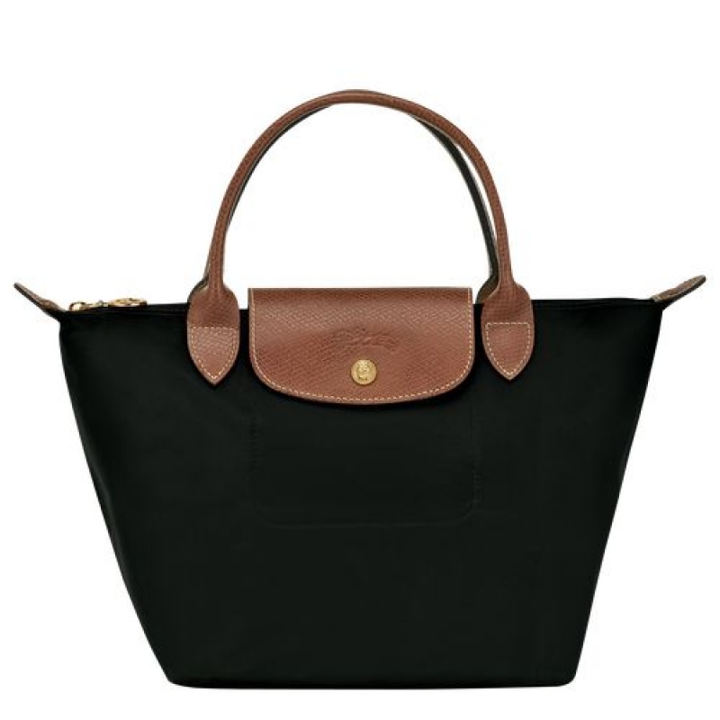 Longchamp Le Pliage Original Top handle bag S Black | XLYHMNO-23