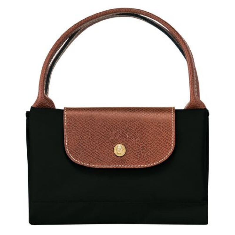 Longchamp Le Pliage Original Top handle bag M Black | ZYTPUSQ-94