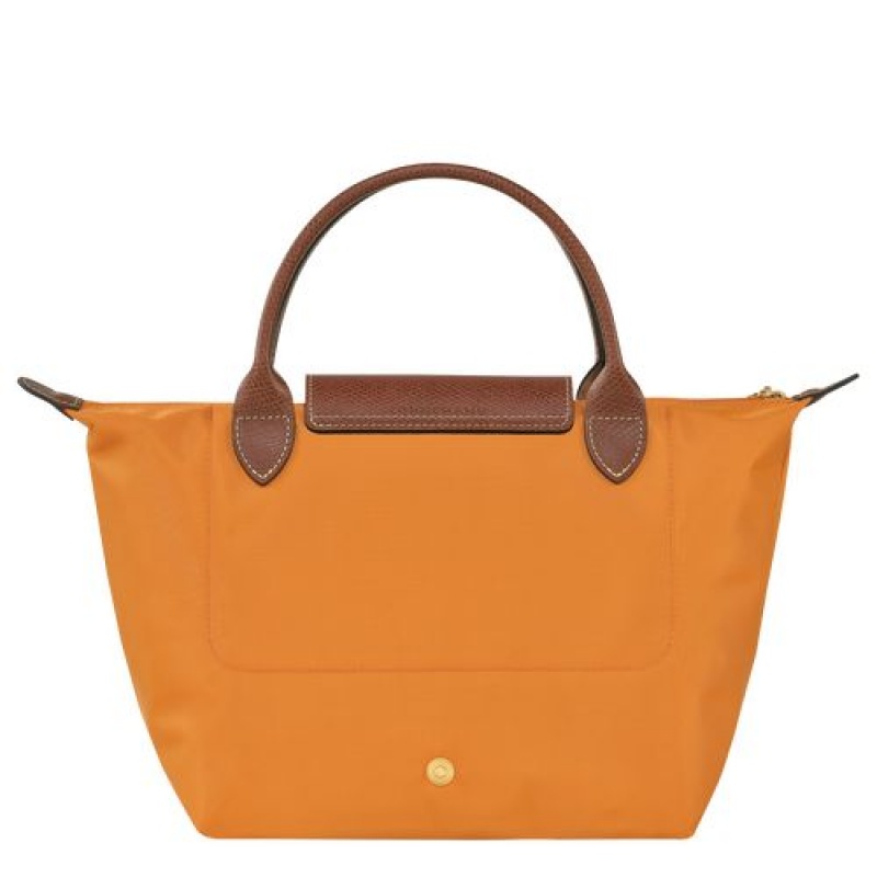 Longchamp Le Pliage Original Top handle bag S Saffron | EOVIDQW-03