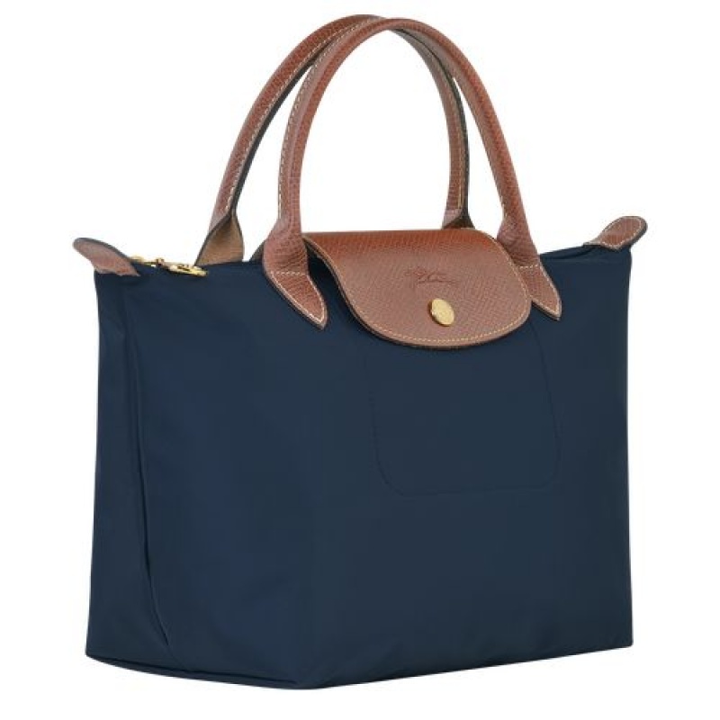 Longchamp Le Pliage Original Top handle bag S Navy | KCTMVQH-68