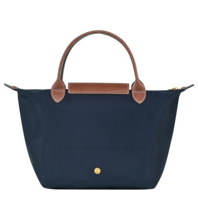 Longchamp Le Pliage Original Top handle bag S Navy | KCTMVQH-68