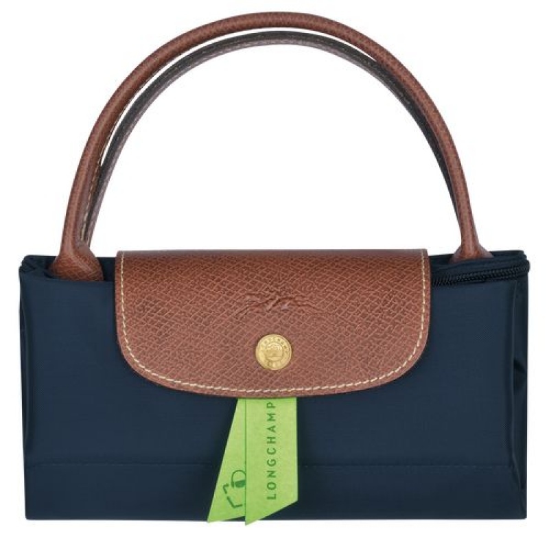 Longchamp Le Pliage Original Top handle bag S Navy | KCTMVQH-68