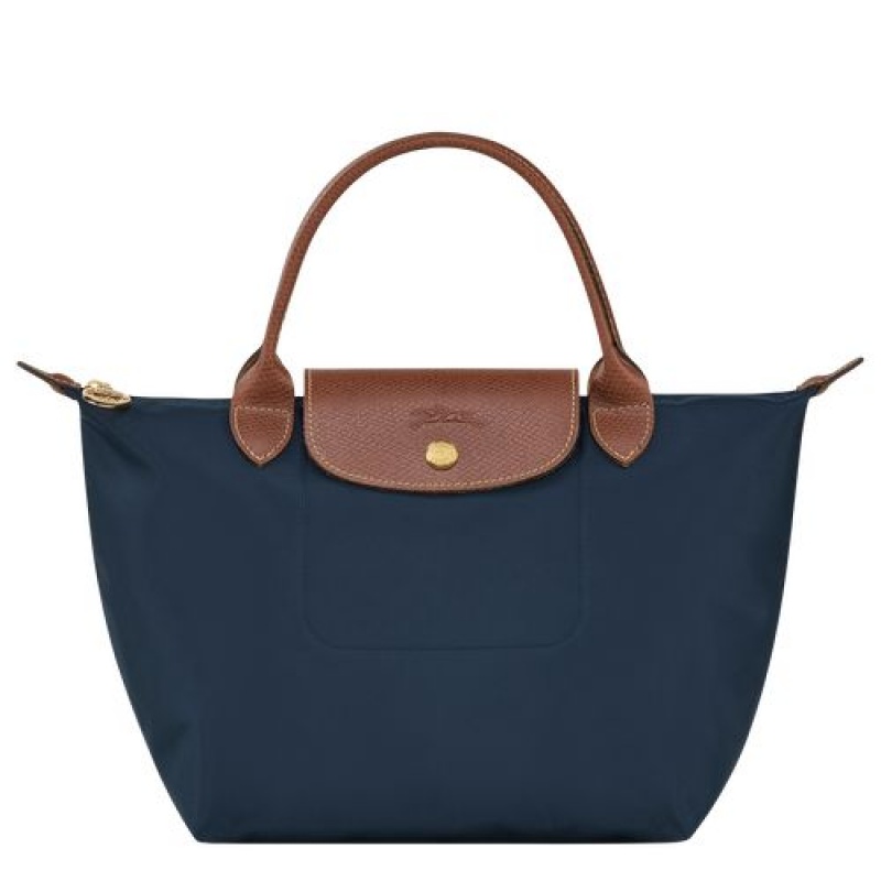 Longchamp Le Pliage Original Top handle bag S Navy | KCTMVQH-68