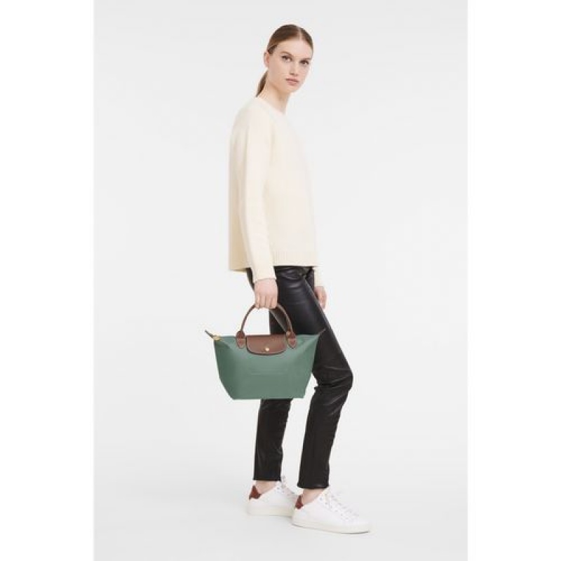 Longchamp Le Pliage Original Top handle bag S Cypress | MNZTIVA-57