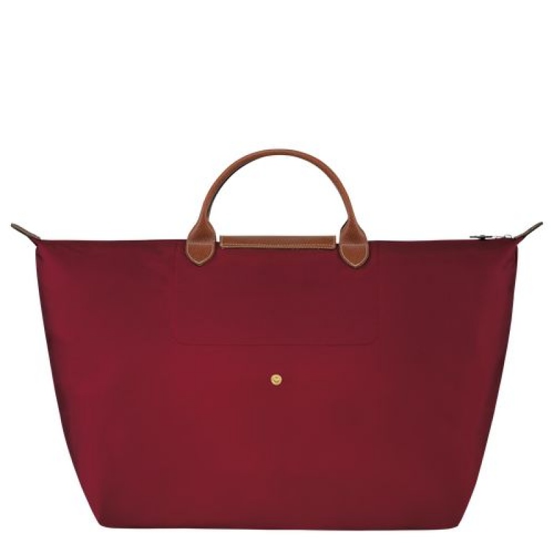 Longchamp Le Pliage Original Travel bag L Red | QXUPYZB-08