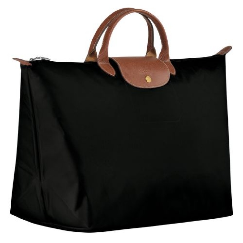 Longchamp Le Pliage Original Travel bag L Black | ZDTQRJP-31