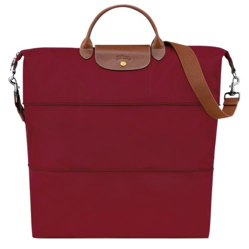 Longchamp Le Pliage Original Travel bag expandable Red | ZGHQDAR-31