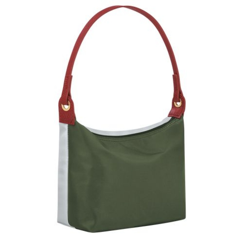 Longchamp Le Pliage Re-Play Shoulder bag Khaki | ZGPDOQJ-01