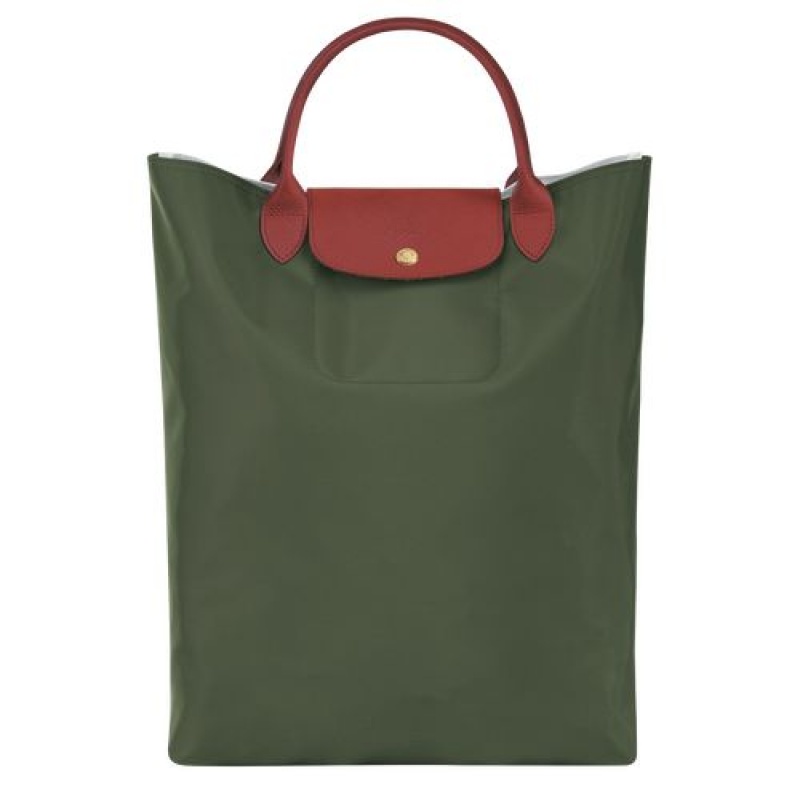 Longchamp Le Pliage Re-Play Top handle bag Khaki | DYJGLAZ-27