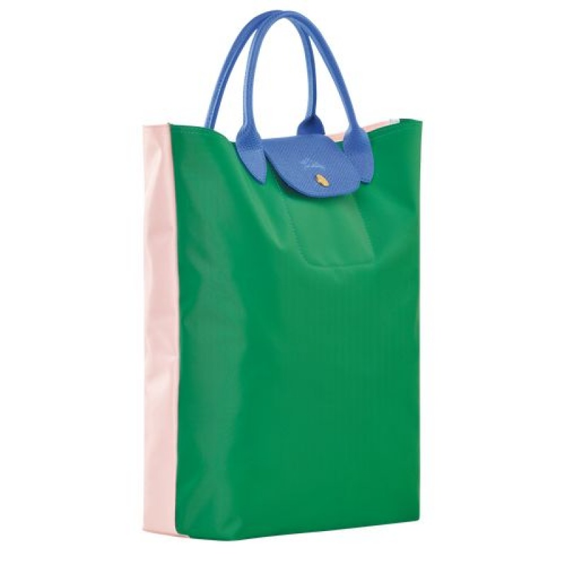 Longchamp Le Pliage Re-Play Top handle bag Green | EOUCZGY-57