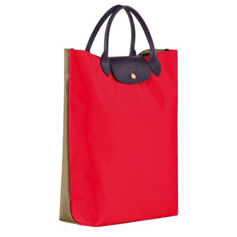 Longchamp Le Pliage Re-Play Top handle bag Red Kiss | KHLFNOU-93