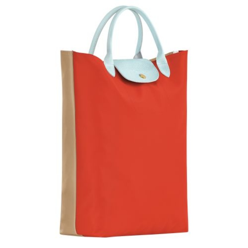 Longchamp Le Pliage Re-Play Top handle bag Orange | QPISMWV-30