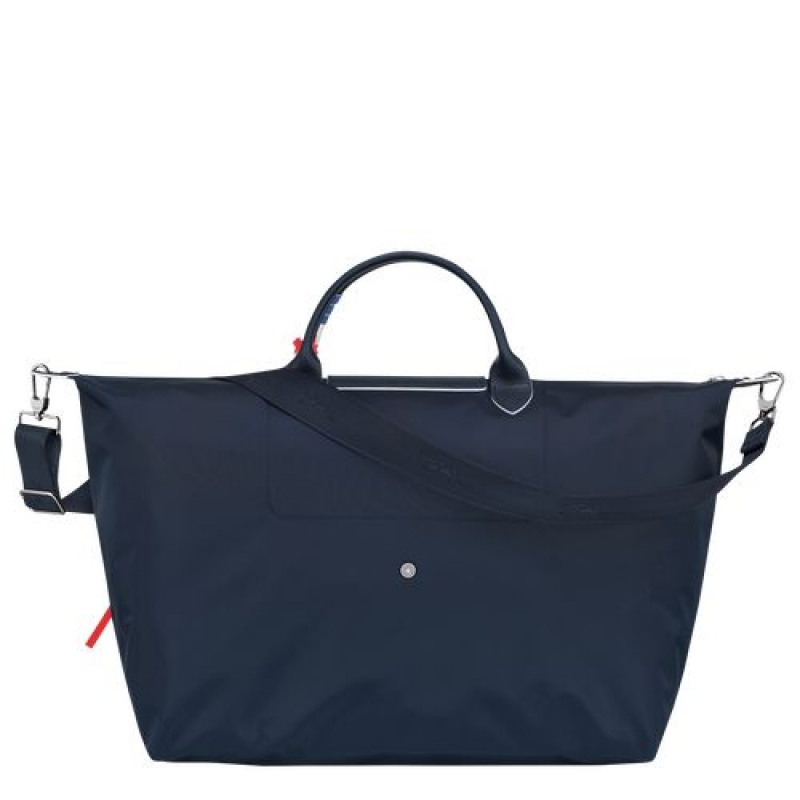 Longchamp Le Pliage Tres Paris Travel bag L Navy | AJEVIMC-41