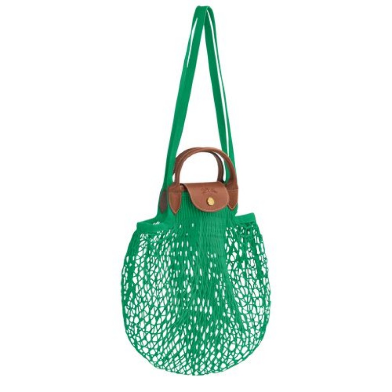 Longchamp Le Pliage filet Top handle bag Green | FXKMIWJ-30