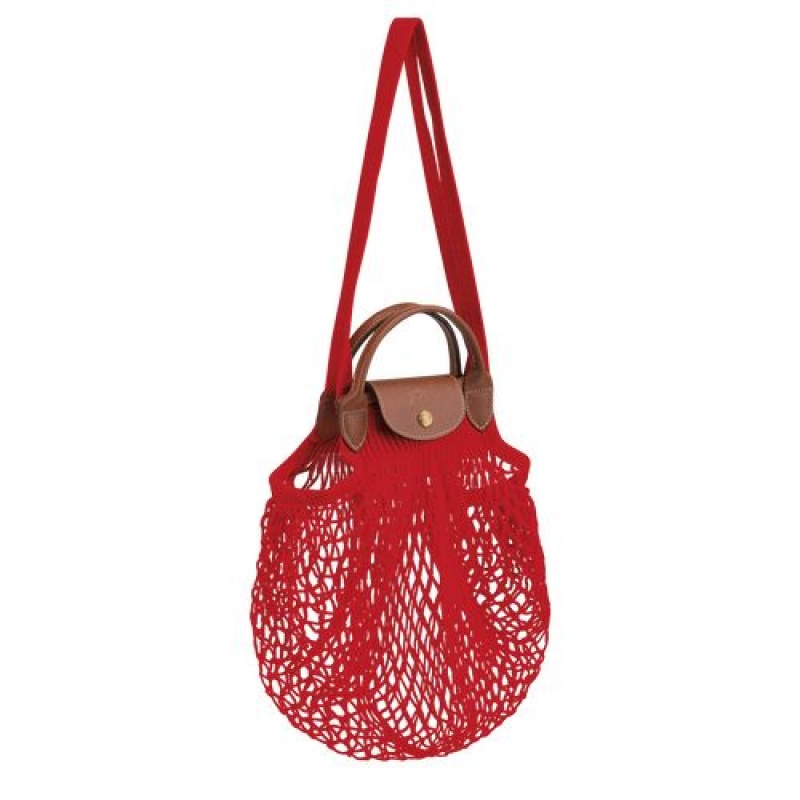 Longchamp Le Pliage filet Top handle bag Red | LWDGISF-16