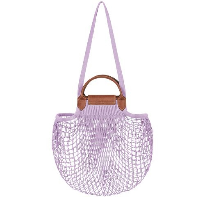 Longchamp Le Pliage filet Top handle bag Lilac | PCSUVEH-92