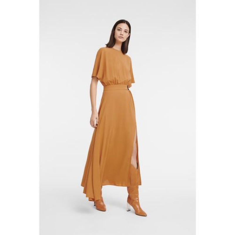 Longchamp Long dress Saffron | VPXAOJZ-02