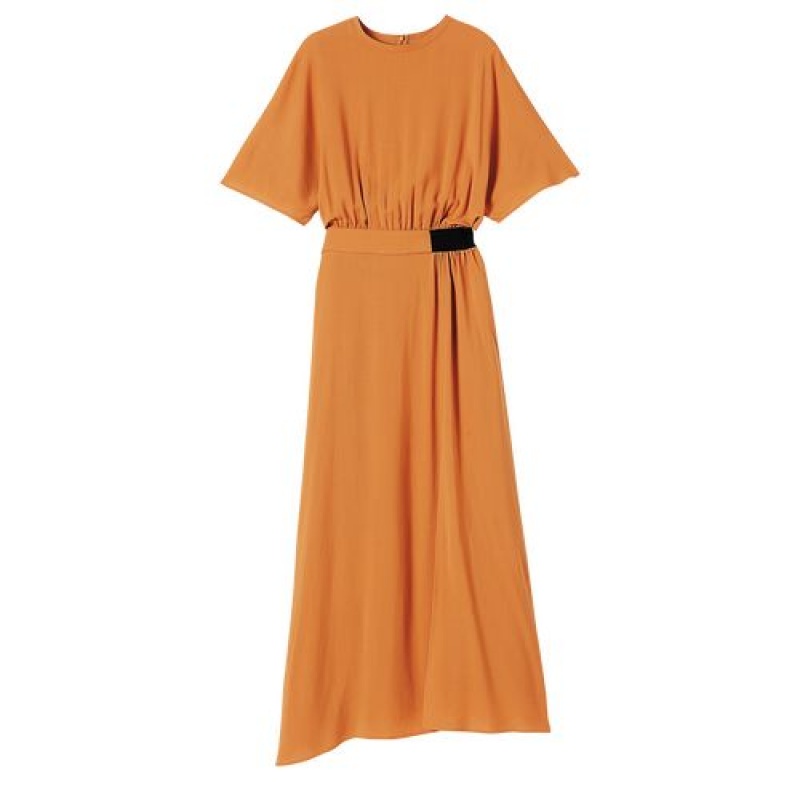 Longchamp Long dress Saffron | VPXAOJZ-02