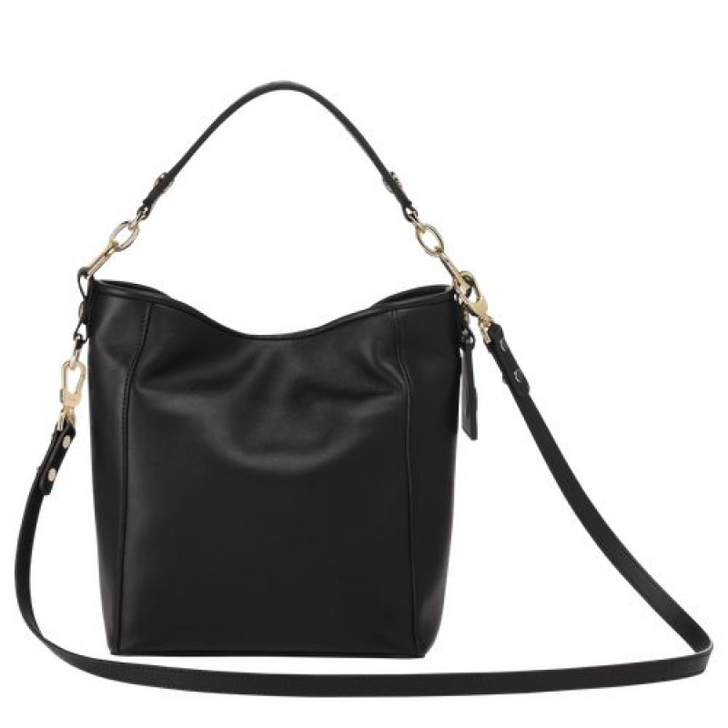 Longchamp Mademoiselle Shoulder bag S Black | DLROUFE-27