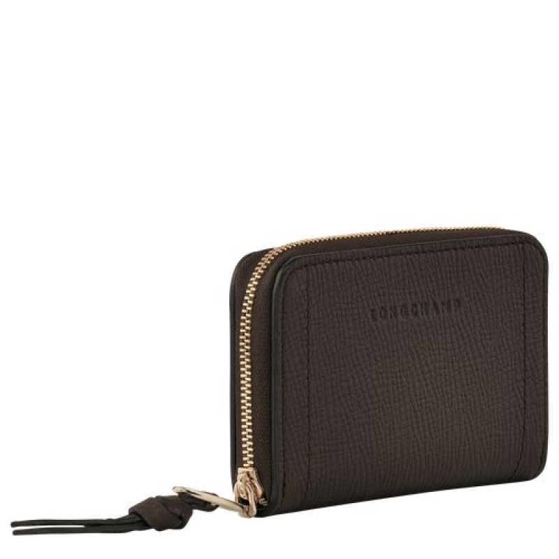 Longchamp Mailbox Coin purse Ebony | AVEIZPL-62