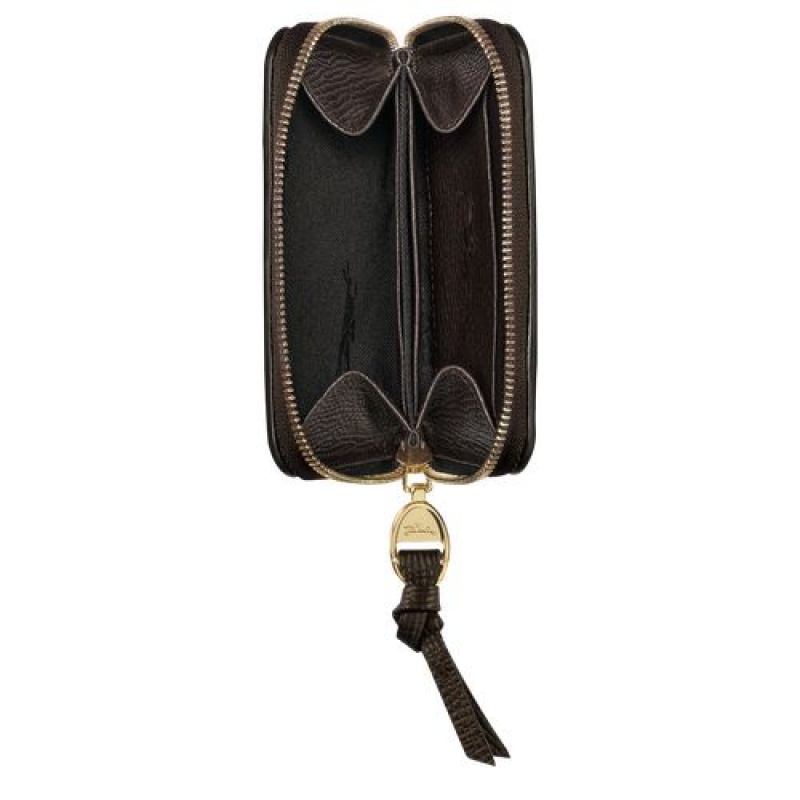 Longchamp Mailbox Coin purse Ebony | AVEIZPL-62