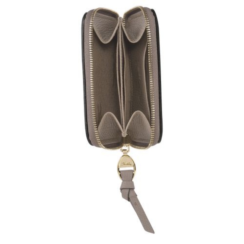 Longchamp Mailbox Coin purse Taupe | GBOVKWL-60