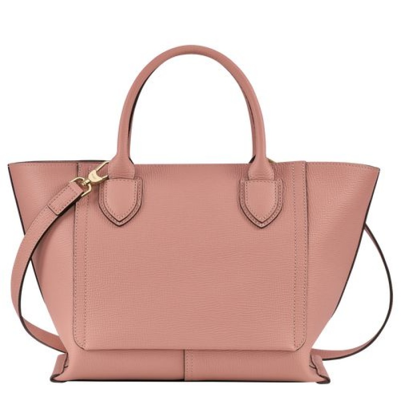 Longchamp Mailbox Top handle bag M Blush | GCMXUBT-34