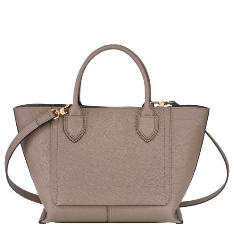 Longchamp Mailbox Top handle bag M Taupe | WGAHVPK-76