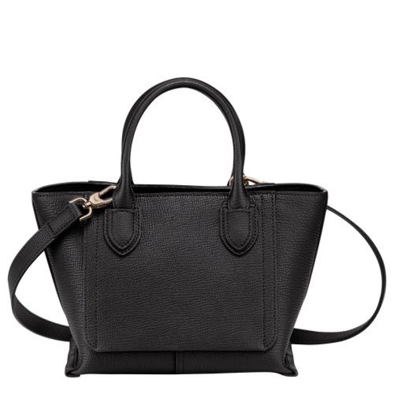 Longchamp Mailbox Top handle bag S Black | QTFKBYV-96