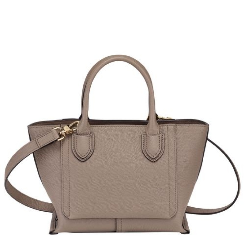 Longchamp Mailbox Top handle bag S Taupe | JSHGXKM-95