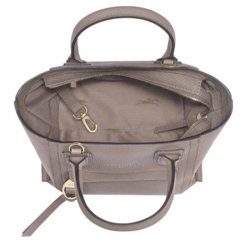 Longchamp Mailbox Top handle bag S Taupe | JSHGXKM-95