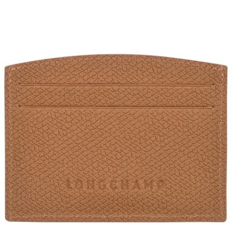 Longchamp Roseau Card holder Natural | NUEWGAZ-02