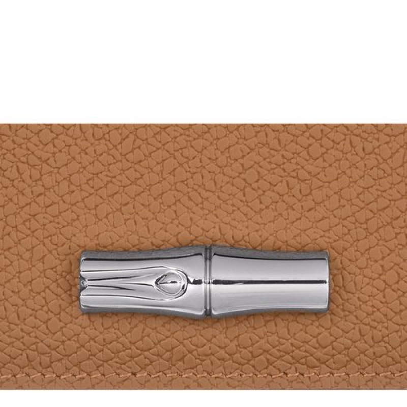 Longchamp Roseau Card holder Natural | NUEWGAZ-02