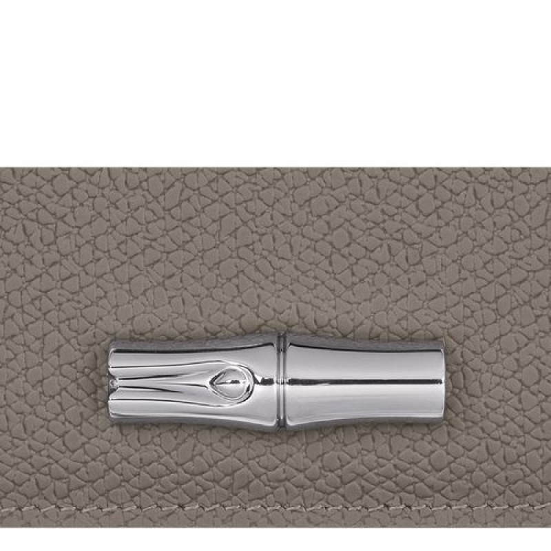 Longchamp Roseau Card holder Turtledove | KJGRTNV-94