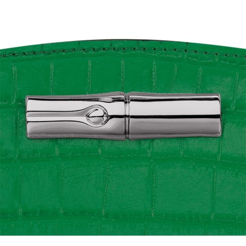 Longchamp Roseau Compact wallet Green | QLRCKFZ-45