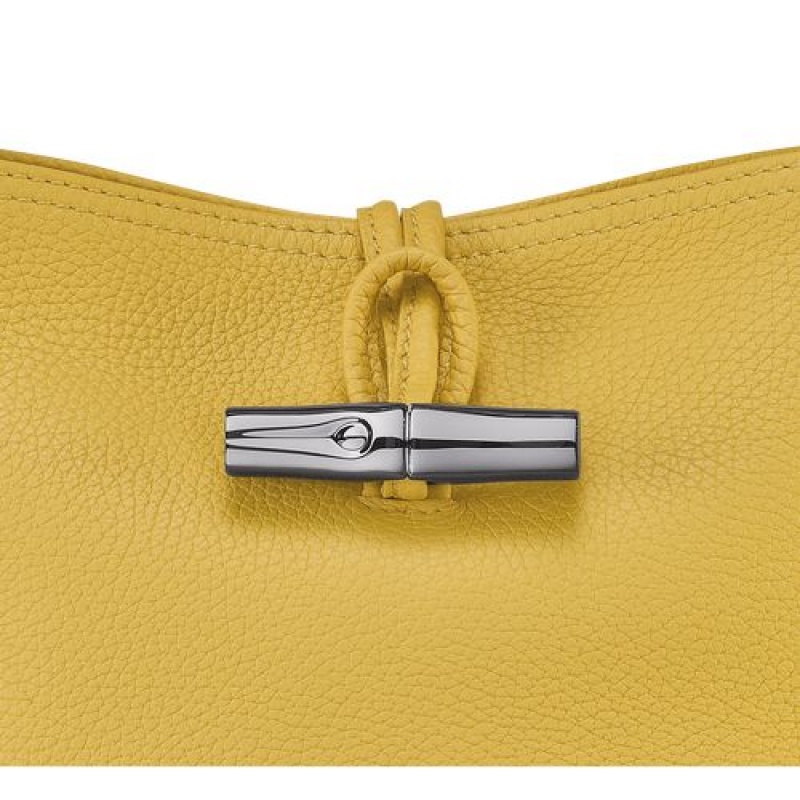 Longchamp Roseau Essential Bucket bag S Yellow | VCKFOMR-53