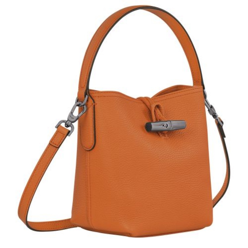 Longchamp Roseau Essential Bucket bag S Saffron | QEYVXWH-17