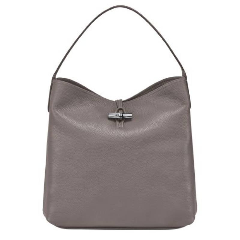 Longchamp Roseau Essential Hobo bag Grey | VRCJIGF-73